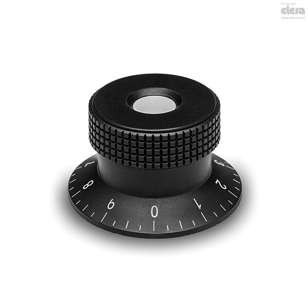 Elesa Flange with graduation and back housing, MBR.30 B-6+FGSP-C3 MBR+FGSP - main